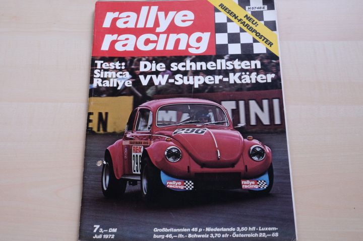 Deckblatt Rallye Racing (07/1972)